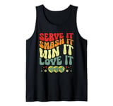 Serve It Smash It Win It Love It Beach Volleyball Tank Top