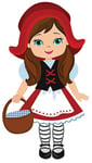 Little Red Riding Hood Fairy Tales Star Mini Cardboard Cutout 91cm