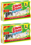 6x Elbow Grease Magic Stains Marks Eraser Remover Household Cleaning Sponge