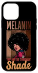 iPhone 12 mini Black Pride Melanin Throwin' Shade Skin Tone Color Afro Girl Case