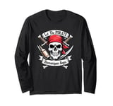 Let The Pirate Shenanigans Begin Halloween Skull Long Sleeve T-Shirt