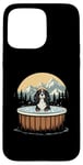 iPhone 15 Pro Max Cool Cavalier King Charles Spaniel in Hot Tub Case