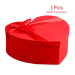 3 Pcs Christmas Valentine's day With Lid Heart Shaped Boxes Flower Gift Wedding