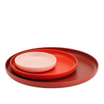 Vitra - Trays - Set of 3 Red - Serveringsbrett - Jasper Morrison