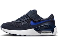 Nike Air Max Systm Sneaker, Obsidian/Hyper Royal-White-WHI, 5.5 UK