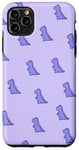 iPhone 11 Pro Max Funny & Cute Purple Dinosaur TRex In Purple For Women & Girl Case