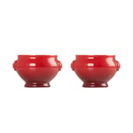 Le Creuset Suppeskål Cerise 2 stk