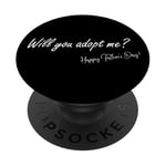 Sweet Surprise Adoption Veux-tu m'adopter ? Joyeuse fête des Pères PopSockets PopGrip Adhésif