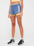 Adidas Women'S Running Own The Run 3 Stripes 2-In-1 Shorts - Navy