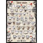 Rigtig Kaffe COFFEE LOVERS Poster 50x70cm