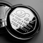 The Commemorative Coin Company Coin a Phrase'. Gift/Present. Best, Silver, from Son/Daughter/Dad/Father/Fathers Day