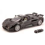 PAGANI ZONDA F 2009 BLACK 1:24 MotorMax Auto Stradali Die Cast Modellino