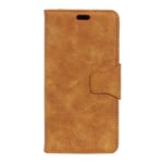 Leather phone Cover for LG G7 One, with card slots, with landyard