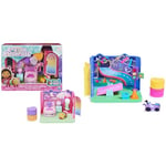 Gabby's Dollhouse Gabby et la Maison Magique - Gabby Dollhouse - Playset La Chambre Polochat & Gabby et la Maison Magique Playset Deluxe La Salle De Jeu Chabriolette - Figurine Accessoires