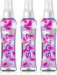 Body Mist by So…? Womens Sweet Pea Fragrance Spray 100ml Bundle (Pack of 3)