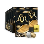 L'OR Espresso Caramel Flavour Coffee Pods X10 (Pack of 10, Total 100 Capsules) (100, Vanilla)