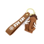 Ice Age Keychain Manny Scrat Diego Sid Figure Toys Key Ring Bag Pendant Kids