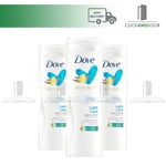 3 X Dove Body Love Light Care Body Lotion For All Skin Types 400ml