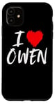 Coque pour iPhone 11 J"adore Owen Dad Boyfriend Mari Fils Petit-fils