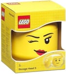 LEGO 40311727 Storage Head Small-Winky, Yellow Fun and Playful for Kids 1 PCs