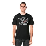 Alpinestars Men's Mx Helmet Csf Tee T-Shirt, Black, XXL