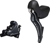 Shimano Ultegra ST-R8025 Ultegra 2-spd short reach STI bled with BR-R8070 calliper, left rear