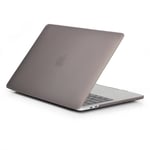 MacBook Air 13 (2020/2019/2018) - Mat Hard Cover Front+Bagcover - Grå