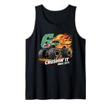 crushing it" since 2017 Monster Truck Fans Kids and Adults Tank Top