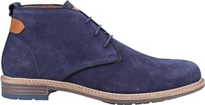 Hush Puppies Men's Jonas Suede Desert Boots, Navy, 8 UK