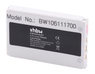 Vhbw Batterie Compatible Avec Belkin Bluetooth Gps Receiver Smartphone (700mah, 3,7v, Li-Ion)
