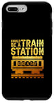 Coque pour iPhone 7 Plus/8 Plus Citation inspirante « Could Be A Train Station Kinda Day »