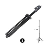 Video Camera Photography Metal Tripod Stand for Ring Light Live Stream/Makeup, 5.6Ft,Black