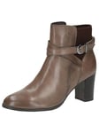 CAPRICE Bottines à Talon pour Femme 9-25355-43, Taupe Nappa, 41 EU