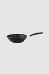 Total Induction Wok Pan Non Stick, Dishwasher Safe, Medium 26cm, Durable Hard Anodised