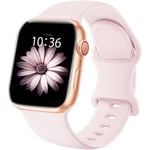 Higgs Silicone Bracelet Compatible avec Bracelet Apple Watch 40mm 41mm 38mm 44mm Ultra 2 49mm 45mm 46mm Femme, Bracelets Soft Silicone Sports pour iWatch Series (42mm 10) 9 SE/2 8 7 6 5 4 3 2 1