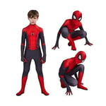 Barns Spider-Man Cosplay kostym Halloween kostym Red 150cm