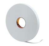 3m™ dobbeltsidig skumtape 9528, hvit, 19 mm x 66 m, 0.8 mm