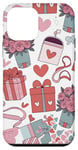 Coque pour iPhone 12 mini Coeurs d'amour mignons Saint Valentin Funny Valentine