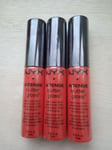 Nyx Intense Butter Gloss IBLG04 Orangesicle Bundle of 3 x 8ml