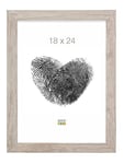 Deknudt Frames S45RH1 Cadre Photo Moulure Bloc Bois Blanc 18 x 24 cm