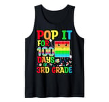 Pop It for 100 Days Of School 3rd Grade Teacher Kids 100 Day Tank Top