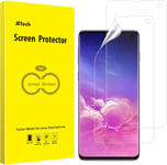 Protection Écran Compatible Samsung Galaxy S10, Film Ultra Hd En Tpu, Coque Compatible, Lot De 2