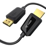 Cable Hdmi 8K Optique 20M Ultra Hd Cordon Hdmi 2.1 48Gbps 8K@60Hz Haute Vitesse Supporte Earc 3D Hdr10 Hdcp 2.2&2.3 Dolby Vision-Compatible Avec Ps5/4/3 Lecteur Blu Ray Xbox Pc Tv