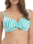 Fantasie Womens La Chiva Full Cup Bikini Top - Blue Nylon - Size 34DD