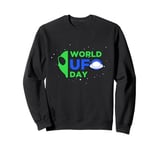 World UFO Day Matching Outfits July 2nd Alien Awareness Day Sweatshirt