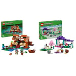 LEGO Minecraft The Frog House Building Toy, Gift for Girls and Boys & Kids aged 8 Plus Years Old & Minecraft The Animal Sanctuary, Building Toys for Girls and Boys Aged 7 Plus