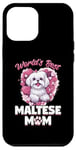 iPhone 12 Pro Max Maltese Dog Breed Pet World's Best Maltese Mom Case