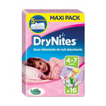 HUGGIES Couches Culottes Drynites La Fée Clochette Fille 4-7 Ans ( 17-30 Kg) x16