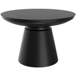 Rendez-vous Déco - Table basse ronde en métal noir D60 cm - gomez