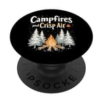 Hiver Campers Neige Camping Aventures Équipement par temps froid PopSockets PopGrip Adhésif